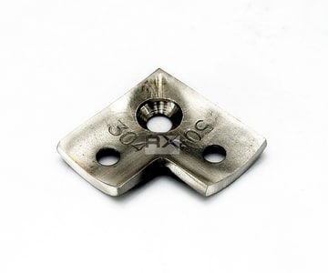 Hjørnebrakett for 50,8 mm, AISI 304, SATIN - Bilde 4