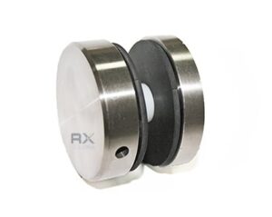 Glassadapter ø50mm, (flat front), AISI 304, SATIN