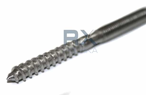 Dobbel gjenger i rustfritt stål - M10x140mm - Bilde 2