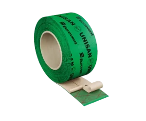 UNISAN VINDSPERRETAPE 6 CM - 25 METER LENGE 30/30 Tape med delt beskyttelsespapir